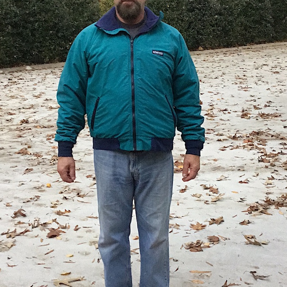 Mens Lands End Polar fleece squall jacket